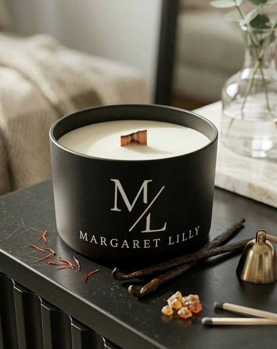 Saffron Amber Vanilla Candle