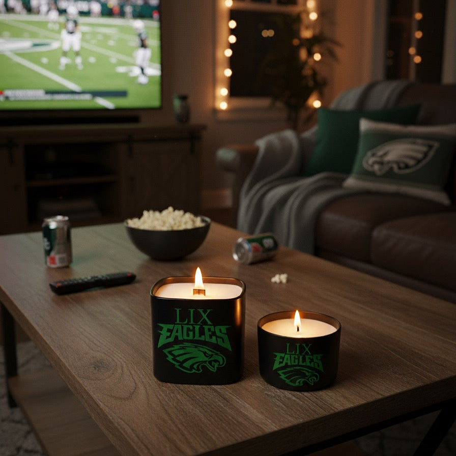 Eagles Game Day Candle