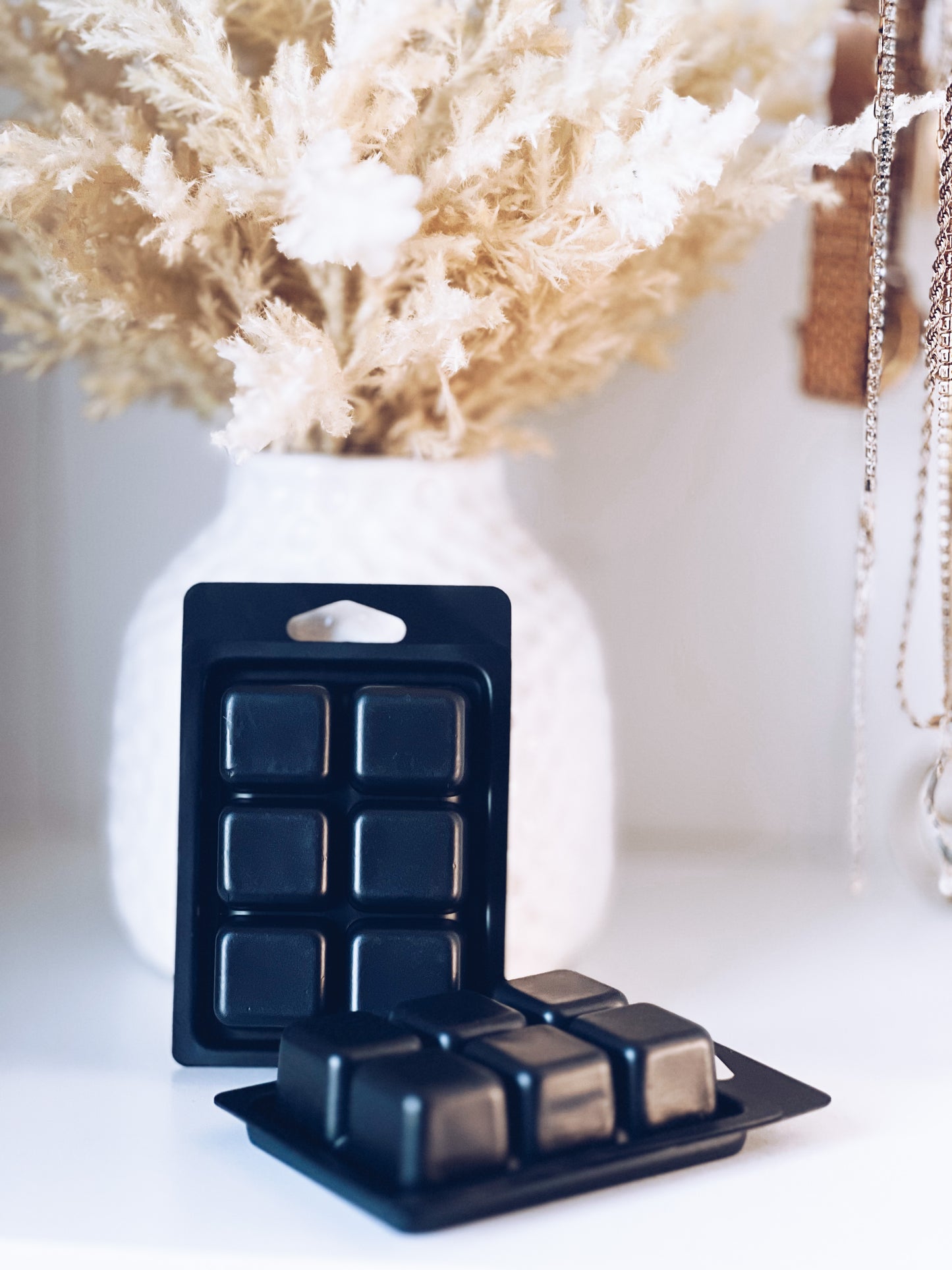 Matte Black Wax Melts – 6 Cube