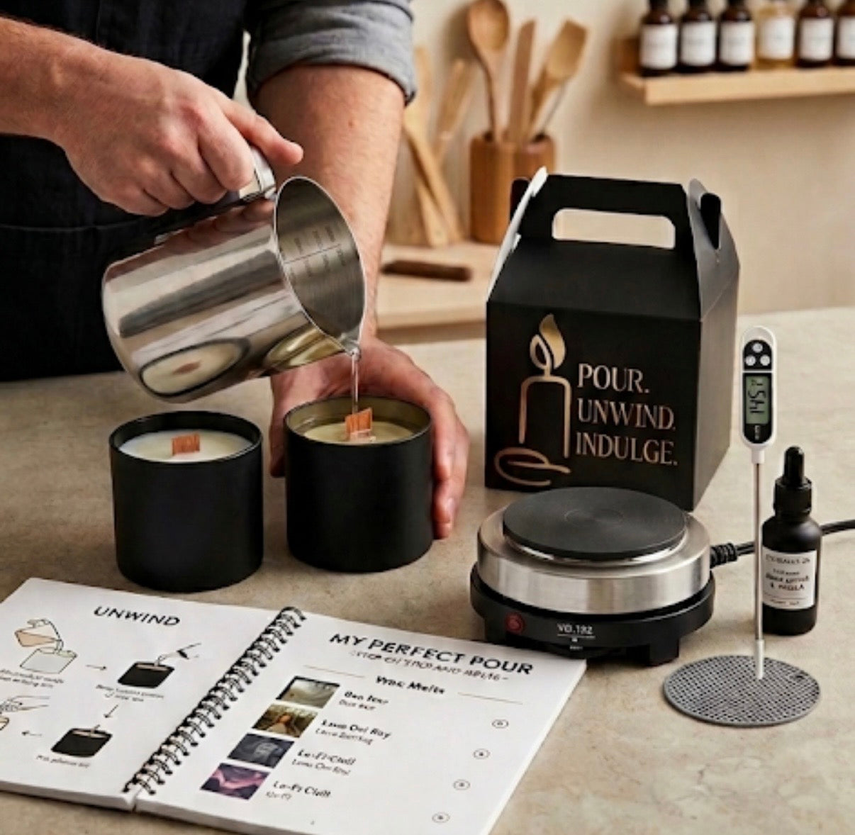 At Home Candle Business Starter Training | Kit + Live 1:1 Training (Free Shipping)