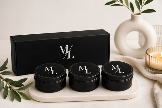 DELUXE CANDLE DISCOVERY SET (3 × 4oz tins)