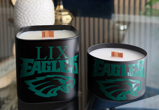 Eagles Game Day Candle