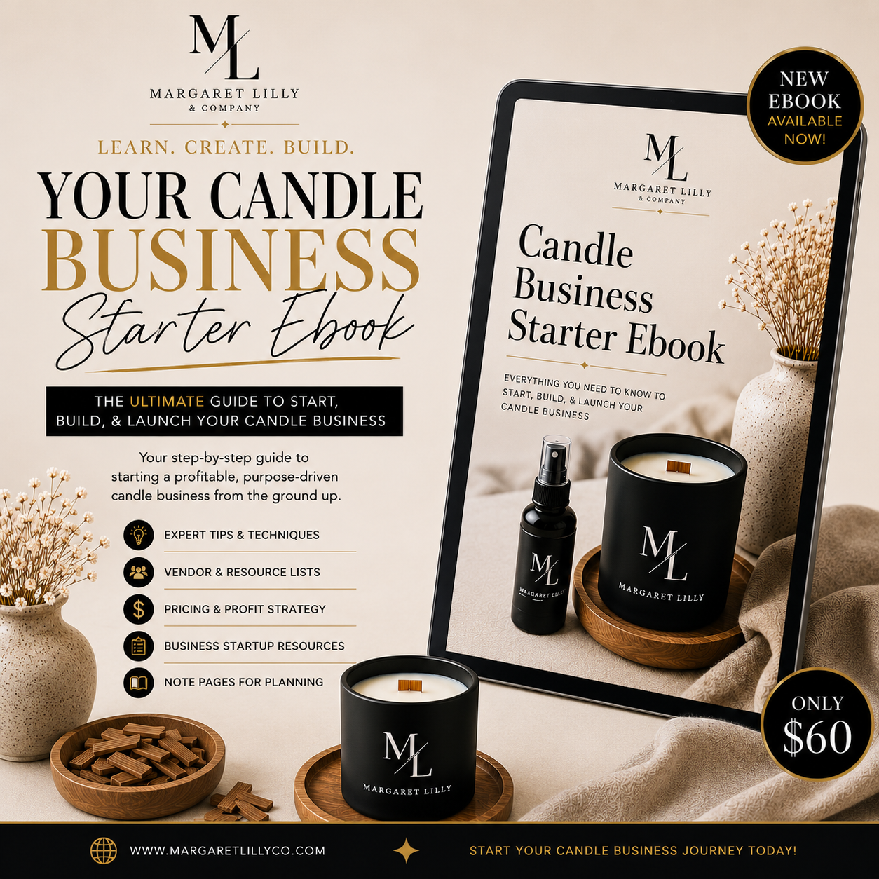 Candle Business Starter Ebook