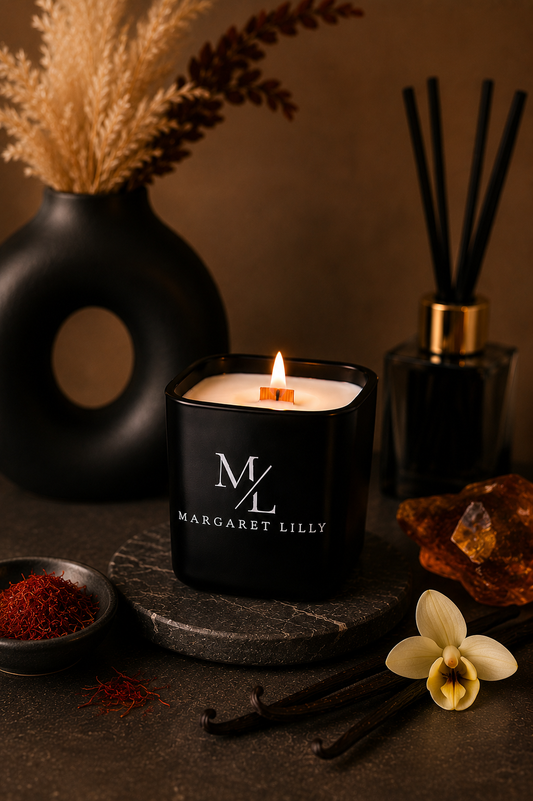Saffron Amber Vanilla Candle