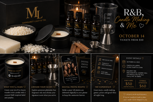 R&B, Candle Making & Me | October 14