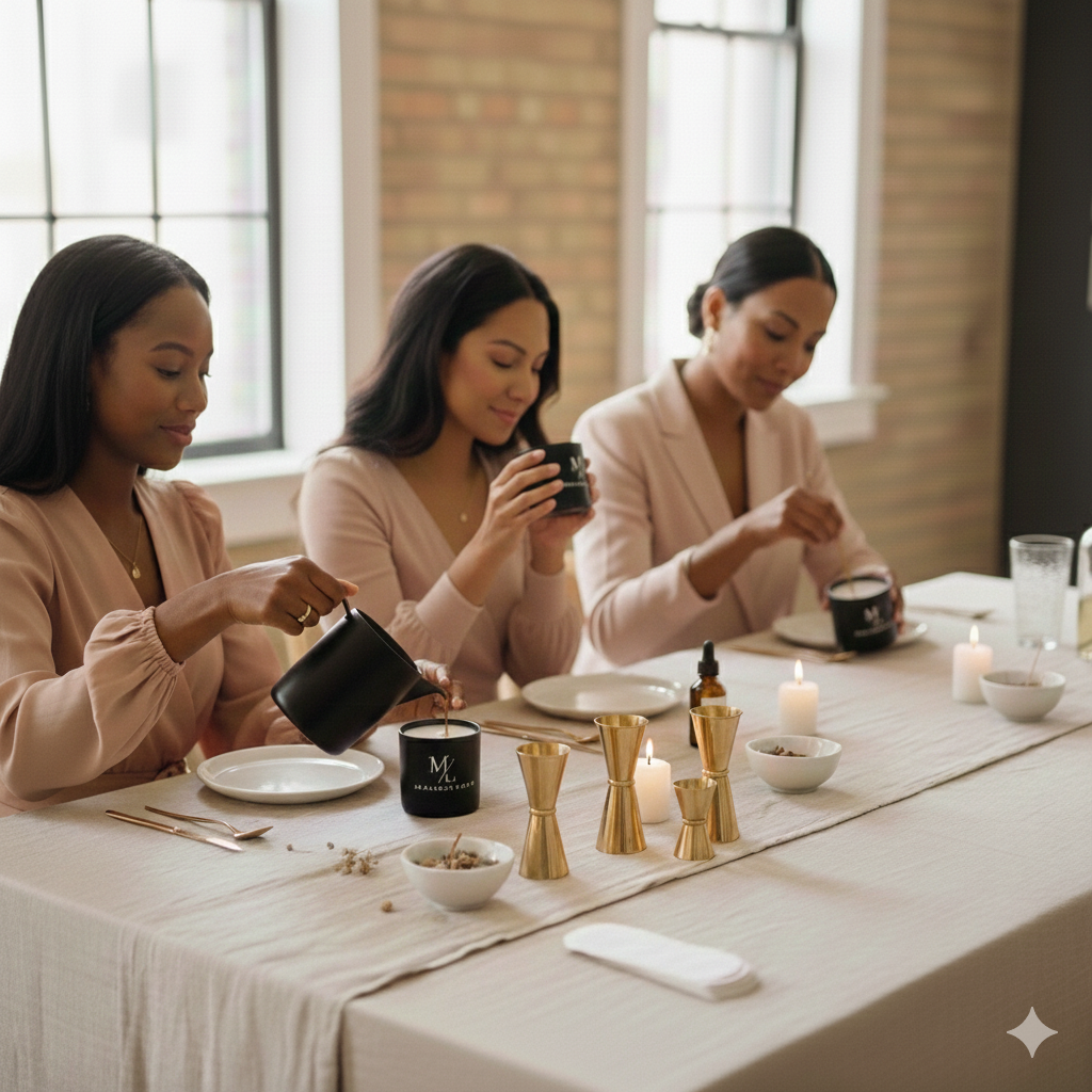 Candle Making Bingo at DiMatteo Winery